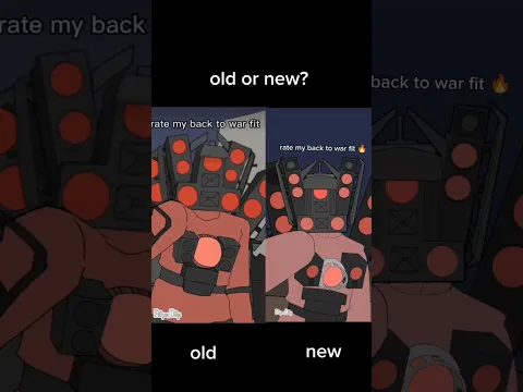 rate my fit titan speakerman old or new 🤔 #skibiditoilet #animation #shorts