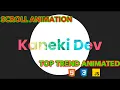 Scroll Animation HTML CSS Vanilla Javascript Amazing Portfolio Web With Scroll Animation