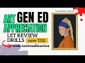 ARTS APPRECIATION LET REVIEW DRILLS