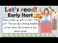 READING COMPREHENSION GRADE 5 PRACTICE READING EARLY START