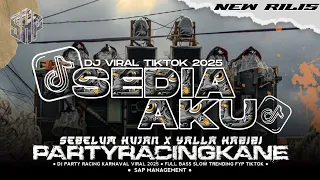 dj sedia aku sebelum hujan x melody yalla habibi viral tiktok full bass party velocity