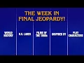 A Week in Final Jeopardy - JEOPARDY
