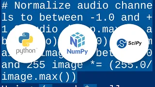 How to normalize a NumPy array to within a certain range