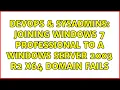 DevOps SysAdmins Joining Windows 7 Professional to a Windows Server 2003 R2 x64 domain fails