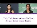 Tick Tick Boom - Come To Your Senses Color Coded Lyrics