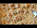 Creamy Mushroom Sauce Recipe