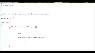 How to Validate Input Data Type in JAVA Integer Only New