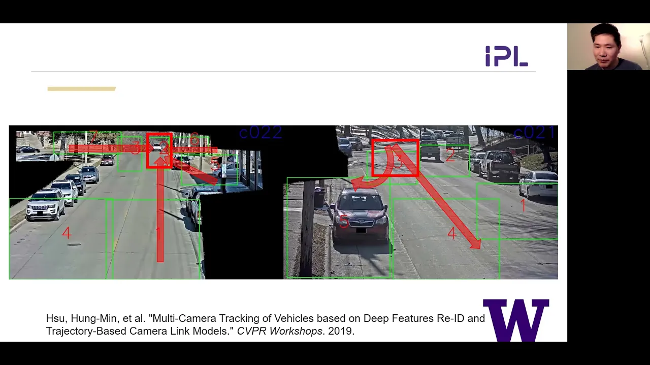 Multi-Target Multi-Camera Tracking of Vehicles by Graph Auto-Encoder and Self-Supervised Camera Lin