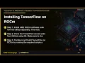 TensorFlow on AMD ROCm Installation and Performance Guide