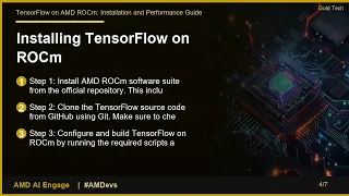TensorFlow on AMD ROCm Installation and Performance Guide