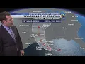 The latest forecast update on Tropical Storm Barry