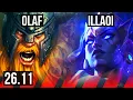 OLAF vs ILLAOI TOP 56K damage KR Master 26 11