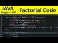 Java Program - Factorial of Number using Scanner Recursion