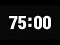 75 Minute Timer 75