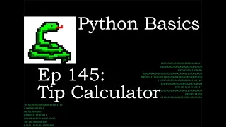 Python Basics Tip Calculator