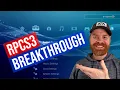 RPCS3 Huge Update Breakthrough PS3 Main Menu Emulation