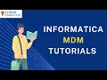 Informatica MDM Tutorial Informatica MDM Training MDM Tutorial for Beginners Cloudfoundation