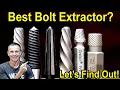 Best Bolt Extractor Let s find out Drill Hog Bosch Irwin Speed out Ryobi Broken Screw Sets