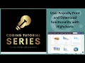 Add User Friendly Print and Download Functionality with Highcharts