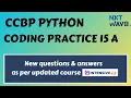 Coding Practice 15A Python CCBP Nxtwave