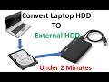 How to make Laptop Hard disk into External Hard disk Drive Easy Convert laptop D To External D