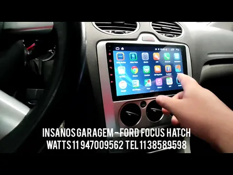 Download MP3 Focus Hatch Central Multimídia Aikon Atom Core Android + Adam Voice + Apple Carplay + Tela Full HD