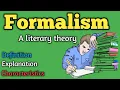 Formalism What is formalism Formalism theory Literary theories
