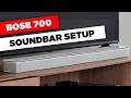 Bose Soundbar 700 Setup Unboxing