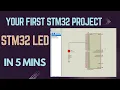 Beginner STM32 LED Blinking Project Full Working Simulation