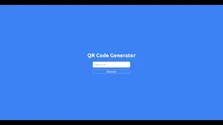 QR Code Generator with NodeJS