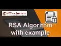 21 RSA Algorithm with example