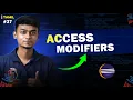 Access Modifiers in Java In Tamil Java Tutorial Series Error Makes Clever