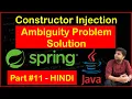 Ambiguity Problem and its Solution with Constructor Injection Spring Framework Tutorial