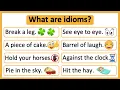 What are idioms Idioms in English Learn with examples