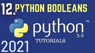 Python 3 9 Tutorials Booleans in Python Python Boolean Python For Beginners Python Tutorial