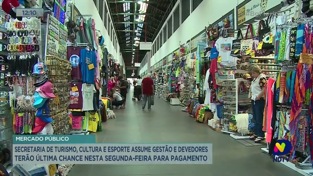 Secretaria assume gestão do mercado público e devedores tem última chance para pagamento de dívidas