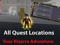 All Quest Locations Your Bizarre Adventure Roblox