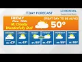 Joe s 7-Day Forecast for Friday November 11