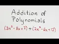 Adding Polynomials The Easy Way