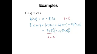 Math 557 - Primitive recursive functions
