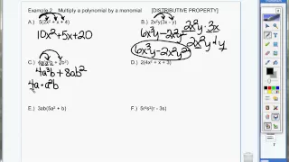 6 5 Example 2 Multiply polynomials