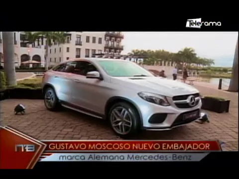 Gustavo Moscoso nuevo embajador marca alemana Mercedes Benz