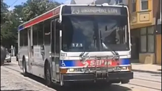 RETIRED SEPTA Route 23 1997 NABI 416 08TA