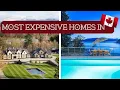 Top 5 MOST EXPENSIVE homes I CANADA special I Crazy Zillow Highlights