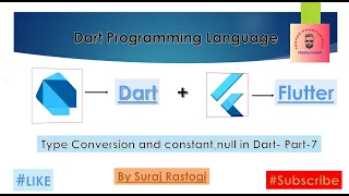 Type Conversion and Constant null in Dart Part-7