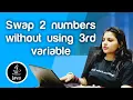 Swap two numbers without using third variable Java