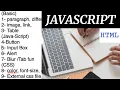 Java Script HTML tutorial JS JavaScript for HTML - Web