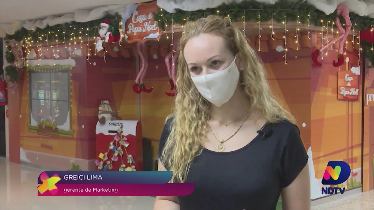 Em ano de pandemia, Papai Noel interagiu com público de forma virtual