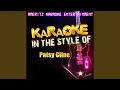 So Wrong In the Style of Patsy Cline Karaoke Version