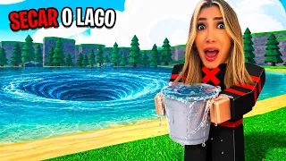 ESVAZIEI O LAGO APENAS COM UM BALDE *RECUPERE O CELULAR QUE CAIU NA ÁGUA